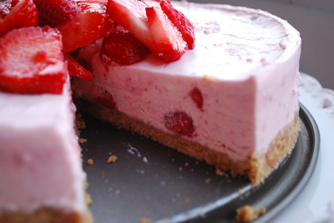 Jordgubbscheesecake 2