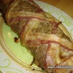 Köttfärslimpa med bacon