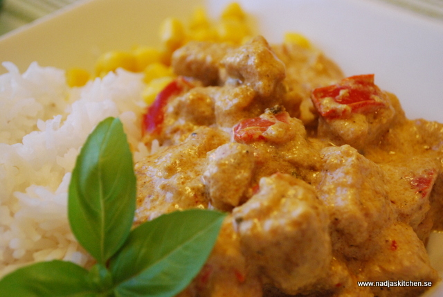 Krämig Chicken Korma