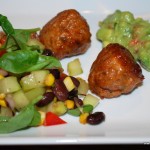 Mexikanska köttbullar med guacamole