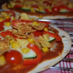 Mexikansk grönsakspizza med tacotopping - linas matkasse - vegetariskt - propoints - nadjaskitchen.se - taco -