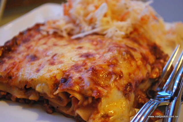 Köttfärslasagne med keso-nadjaskitchen.se-viktväktarna-propoints-pasta-lasagne