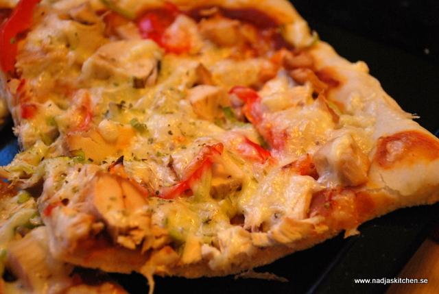 Kalkonpizza med taco, paprika och purjolök - smartpoints - wwsmartpoints - vvsmartpoints - viktväktarna