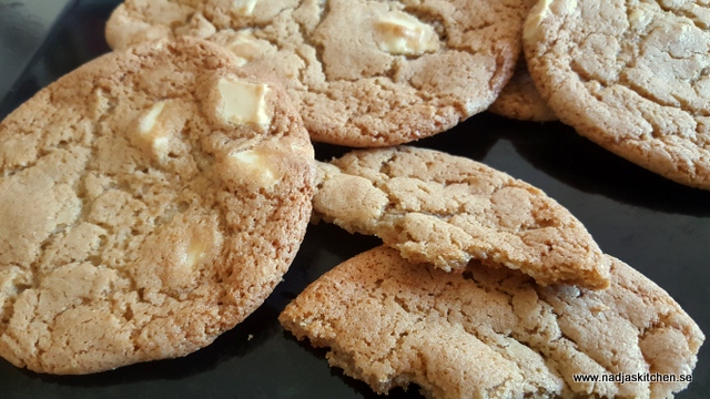 cookies med vit choklad-smartpoints-viktväktarna