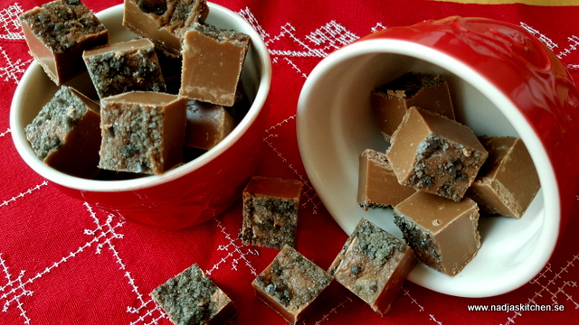 Chokladfudge med turkisk peppar-lakritsfugde-mjölkchoklad-julgodis-godis-julbaka-viktväktarna-smartpoints-vvtillsammans-